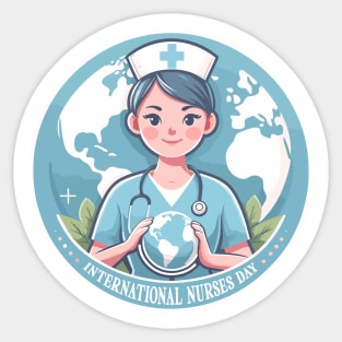 Global Care: Celebrating Nurses Everywhere Sticker